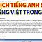 Cách Dịch Tiếng Việt Sang Tiếng Anh Trong Word