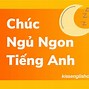 Chúc Mẹ Ngủ Ngon Tiếng Anh Là Gì