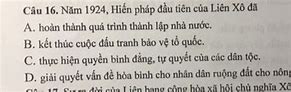 Hiến Pháp Liên Xô 1924 Ghi Nhận Việc Hợp Tác